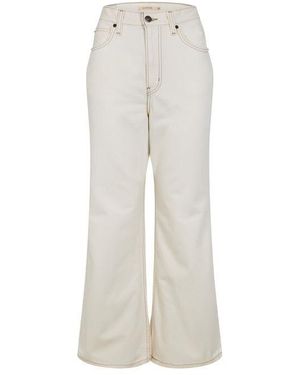 Levi's Movin On 70S High Flare Sunny - White