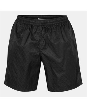 McQueen Alex Repeat Quick Dry Trunk Fit Swim Shorts - Black