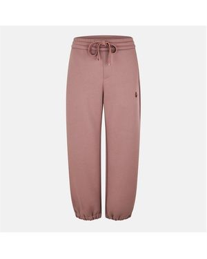 McQueen Cut And Sew Jersey Closed Hem Joggers - Pink