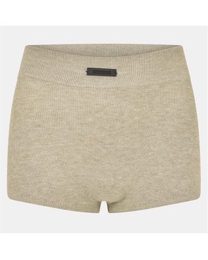 Fear Of God Lightweight Woven Relaxed Fit Tracksuit Shorts - Natural