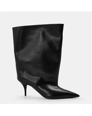 Balenciaga Heeled Ankle Boots - Black