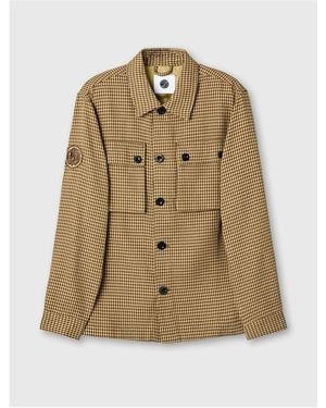 Pretty Green Kilburn Overshirt - Natural