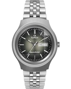Timex Water Resistant Analogue Quartz Watch - Metallic