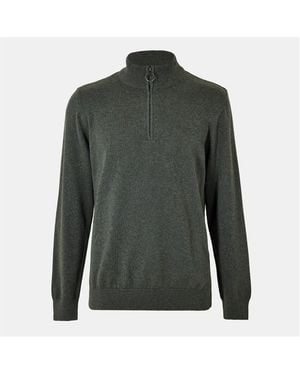 Barbour Half-Zip Jumper - Green
