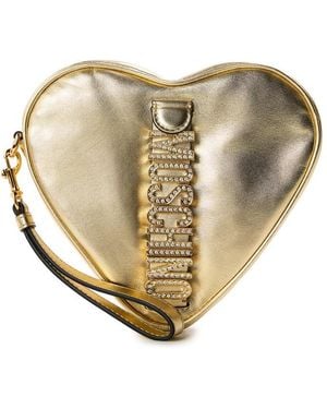 Moschino Leather Belt - Metallic