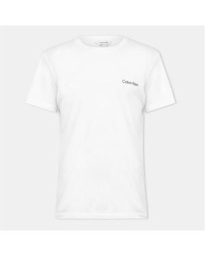 Calvin Klein Core Logo T Shirt - White