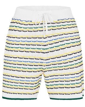 CASABLANCA Woven Tracksuit Shorts - Yellow