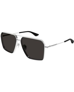 McQueen Sun Aviator Sunglasses - Black