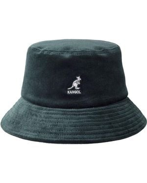 Kangol Adults Cord Bucket Hats - Blue