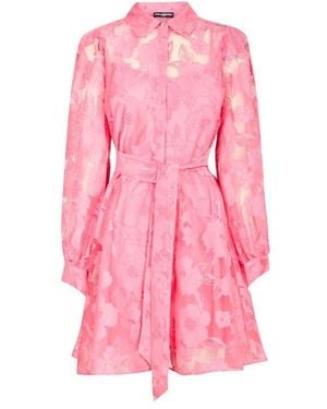 KARL LAGERFELD Shirt Dress - Pink