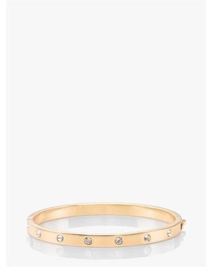Kate Spade Set In Stone Hinged Bangle - Natural