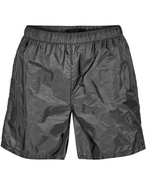 Prada Zipped Swim Shorts - Grey