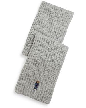 Polo Ralph Lauren Bear Scarf - Grey