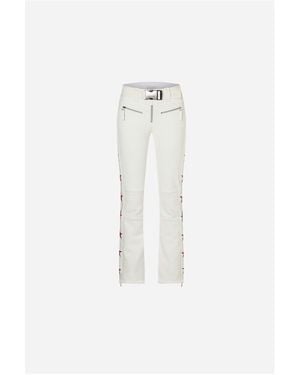 Jet Set Tiby Print Water Resistant Ski Trousers - White