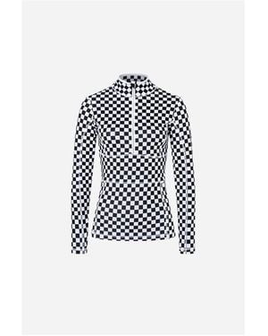 Jet Set Moisture Wicking Baselayer Top - Blue