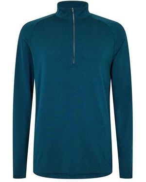 lululemon Metal Vent Tech Midweight Half Zip - Blue