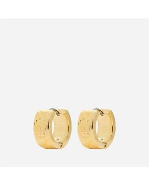 Tory Burch Mono Hoop Cuff Bracelets - Metallic