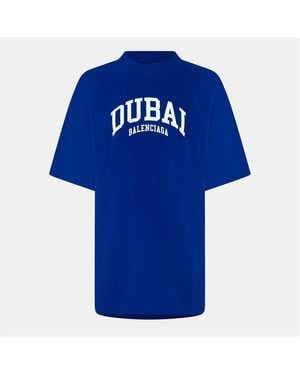 Balenciaga Bal T-Shirt - Blue