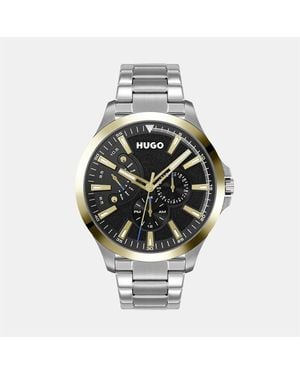 HUGO Gents #Leap Bracelet Watch - Metallic