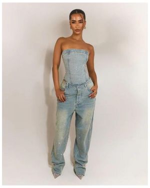 Mars the Label Kai Straight Leg Jeans - Blue