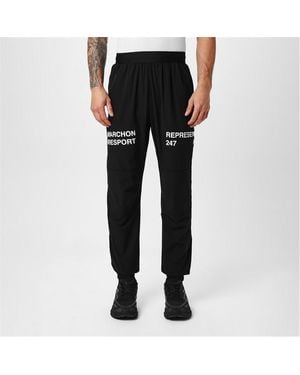 REPRESENT 247 247 X Puresport X Marchon Performance Tracksuit Bottoms - Black