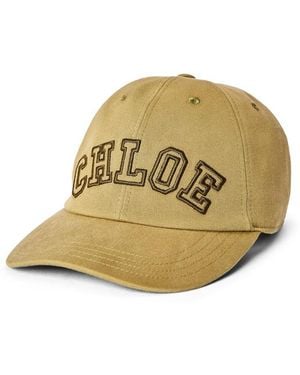 Chloé Hc04 Baseball Cap - Metallic