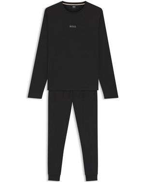BOSS Xmas Long Set 10251231 01 - Black