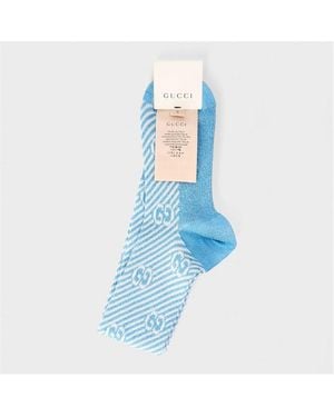 Gucci Knee High Socks - Blue