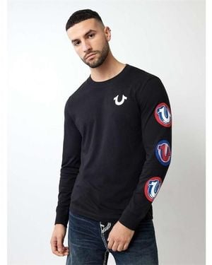 True Religion Pop Hs Ls Tee - Blue