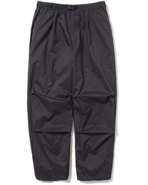 Snow Peak Ultra Light Double Weave Water Resistant Parachute Trousers - Black