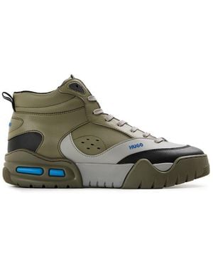 HUGO Hito Napu Low Top Trainers - Green