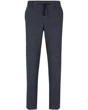 BOSS Kane Ds Straight Leg Trousers - Blue