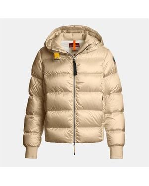 Parajumpers Mariah Water Resistant Duck Down Short Puffer Jacket - Brown