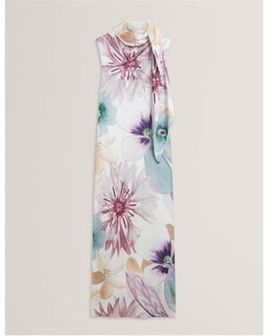 Ted Baker Ted Tie Midi Dress Ld54 - Pink