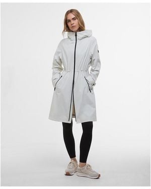 Barbour Kyra Waterproof Mid-Length Rain Anorak - Grey