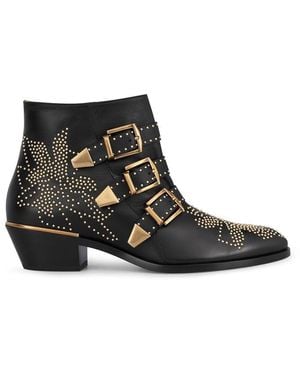 Chloé Susan Ankle Boots - Black