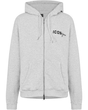 DSquared² Zip Hoodie - Grey