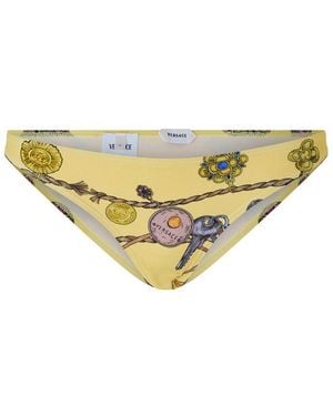 Versace Bikini Botto Ld64 - Yellow