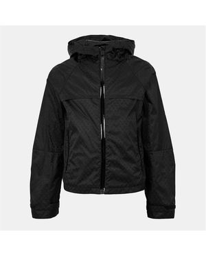 McQueen Alex Kick Technical Fabric Adjustable Hood Rain Anorak - Black