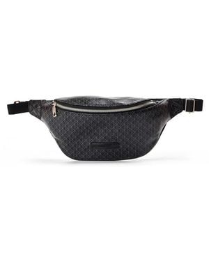 Calvin Klein Aop Coated Bum Bag - Black