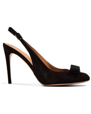 Ferragamo Slingbacks - Black