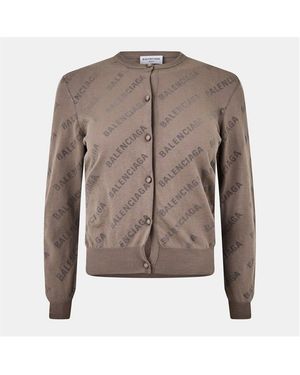 Balenciaga Cardigan - Brown