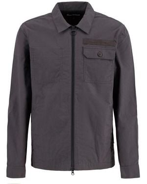 Barbour Crail Wax Ripstop Overshirt - Grey