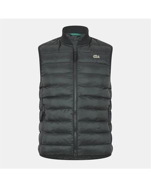 Lacoste Quilted Gilet - Grey