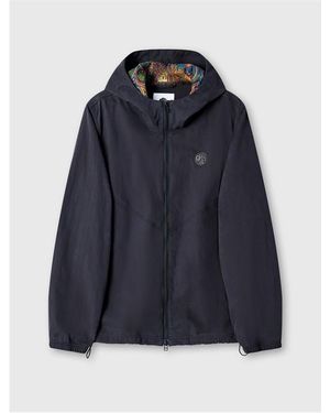 Pretty Green Feltham Weatherproof Rain Anorak - Blue