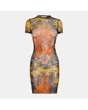 Jean Paul Gaultier Medallion Mini Dress - Black