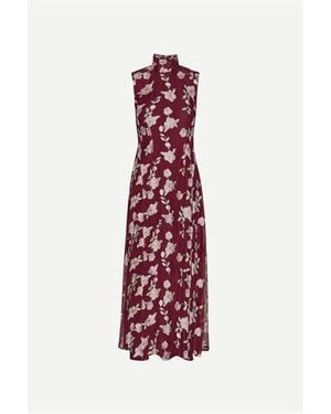 ROTATE BIRGER CHRISTENSEN Asyna Long Maxi Dress - Red