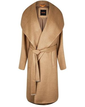 BOSS C_caylina1 Coat Ld00 - Brown