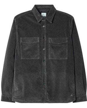 Paul Smith Cord Pocket Overshirt - Grey