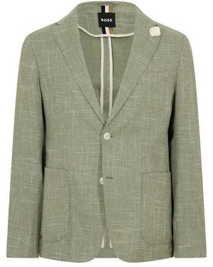 BOSS Hbb C Hanry Suit Jacket - Green